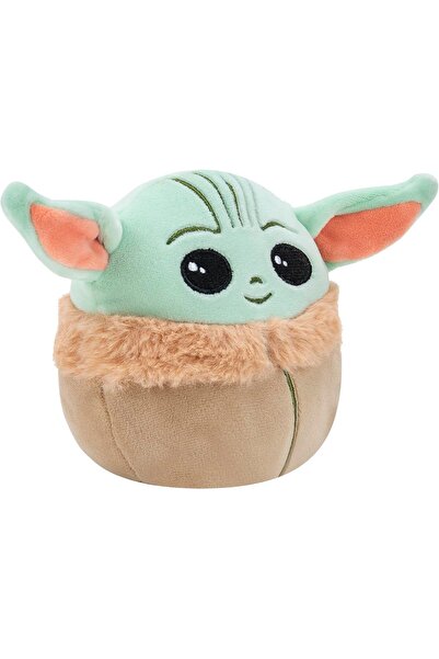 TOYFEST Mandalorian Baby Yoda Squishmallows - Soft Plush Figure, 25 Cm