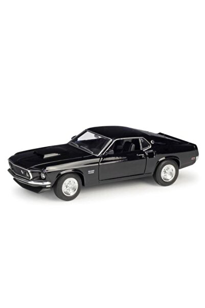 WELLY 1969 Ford Mustang Boss 429 Siyah 1:24 Model Araba