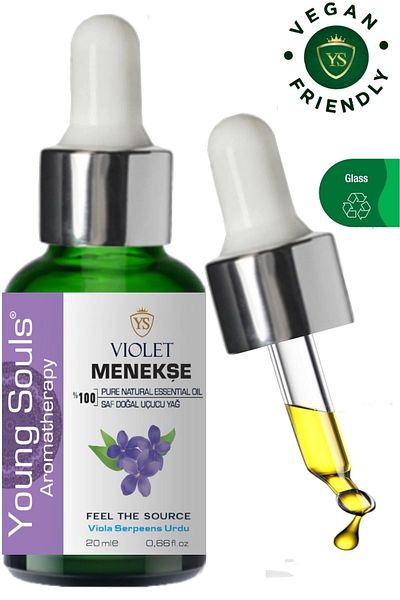 YOUNG SOULS Aromatherapy Violet Essential Oil Violet Essential Oil 20 ml