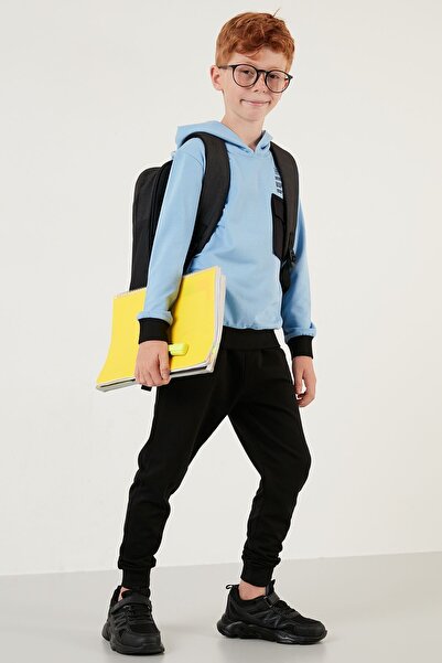 Lela % 100 Pamuk Baskılı Cepli Kapüşonlu Spor Takım Erkek Çocuk TAKIM 59215602