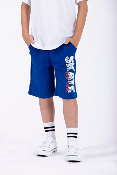 zepkids Boy Capri - Skate Printed, Saks Color