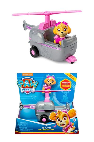 TOYFEST مجموعة مركبة وبطل باو باترول - سكاي - 15 سم