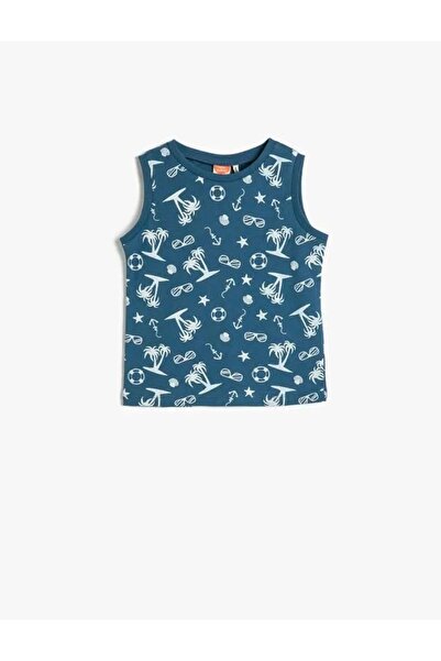 Koton Baby Boy Sleeveless Printed Tank Top