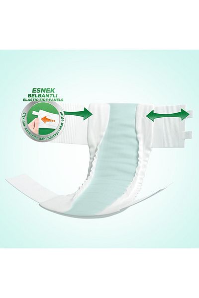 Evony Premium Adult Diapers - Flexible, Waistband, Medium 30 Pack 8 Pack 240 Pieces