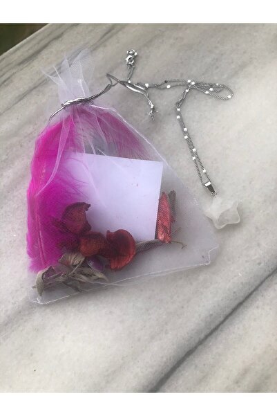 bircan yıldırım niyet bulutları Doğal Şifalı Taş-yıldız Kolye- Beyaz Kristal ...