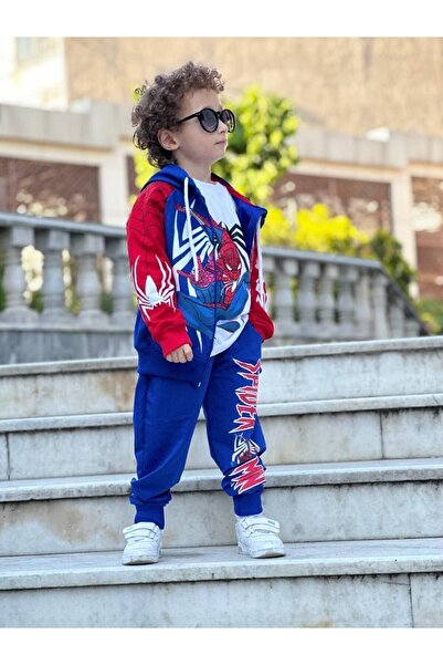 SÜSLÜ KİDS طقم صيفي بغطاء للرأس للأولاد مكون من 3 قطع