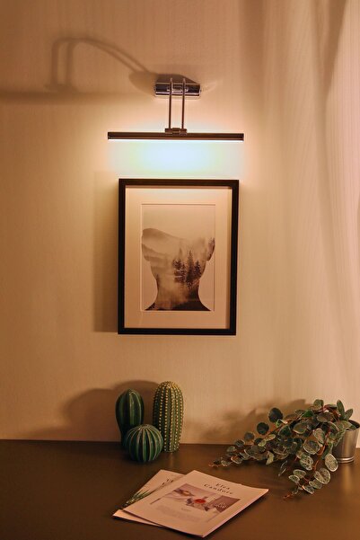 Home Pilli Aplik Kumandalı Duvar Aplik Banyo Aplik Tablo Aplik Dekoratif Aydınlatma 3000K 35cm Led Işık
