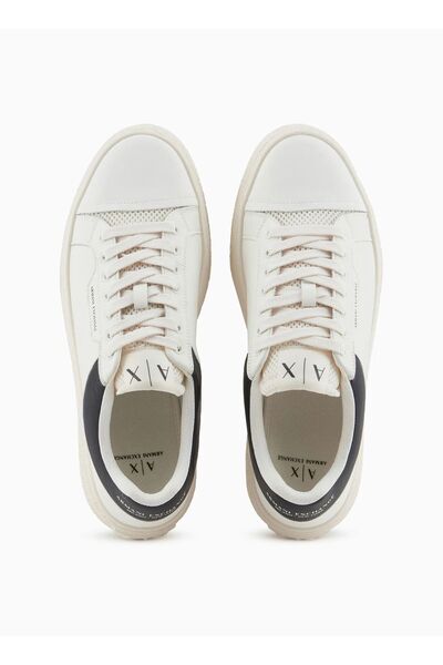 Armani Exchange Beyaz - Siyah Erkek Sneaker XUX236