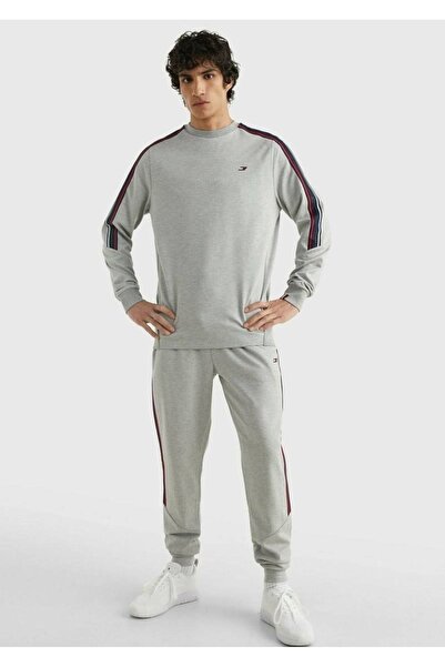 Tommy Hilfiger TH SPORT YANLARI ŞERİTLİ SWEATSHİRT
