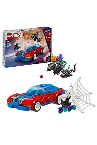 TOYFEST Super Heroes - Spider-man, Race Car and Venom Green Goblin 76279