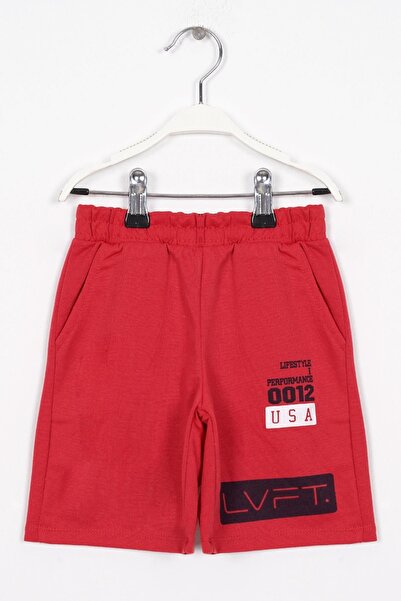 zepkids Хлопчачий червоний капрі - з принтом США