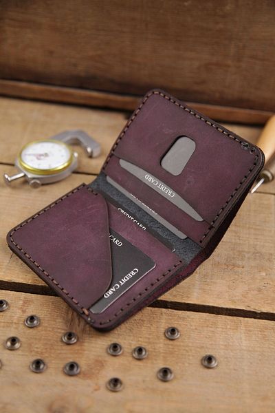 New Coast Leather 1900's Ανδρικό Πορτοφόλι - Γνήσιο Δέρμα, Χειροποίητο
