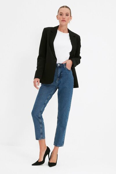 DRC trend Blugi Mom de damă albastru mediu