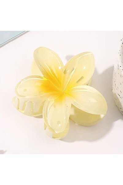 FELISHA Set de 4 cleme cu zăvor strălucitor flori de lotus galben, albastru, roz, violet