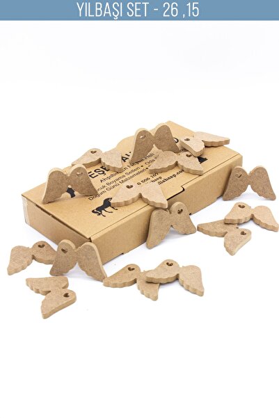 na neşeli ahşap Yılbaşı süsü çocuk okul öncesi etkinlik Yılbaşı ağacı dekoru ...