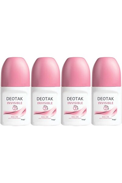 Deotak Roll-On 35ML Invısıble (Women/Kadın) (4 Lü Set)