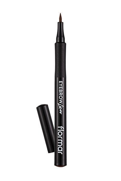 Flormar Suya Dayanıklı Likit Kaş Kalemi - Eyebrow Liner - 003 Medium Brown - 8690604620425