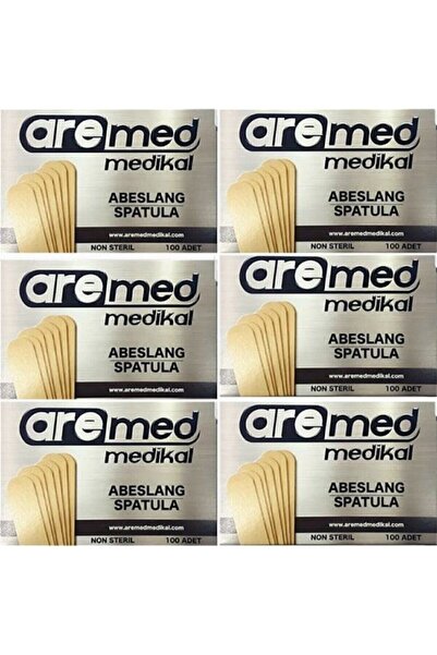 AREMED Abeslang / Spatula 100 Lü 6 Paket
