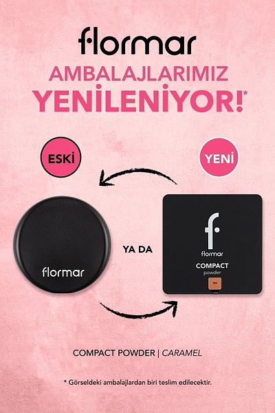 Flormar Compact Pigmented Intensive Powder - 104 Caramel - 8682536051408