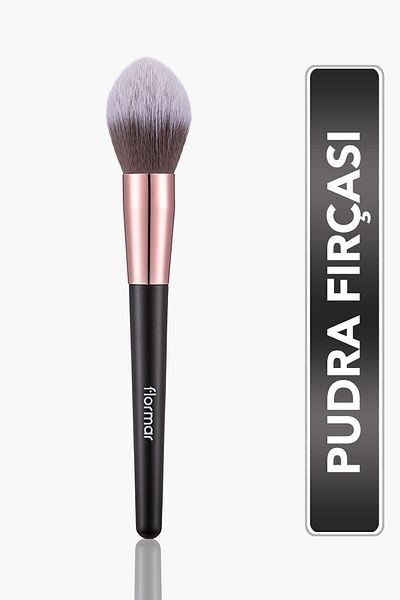 Flormar Powder Brush Blush Brush Multi-Purpose Makeup Brush Conical Tip Cylinder Powder Brush