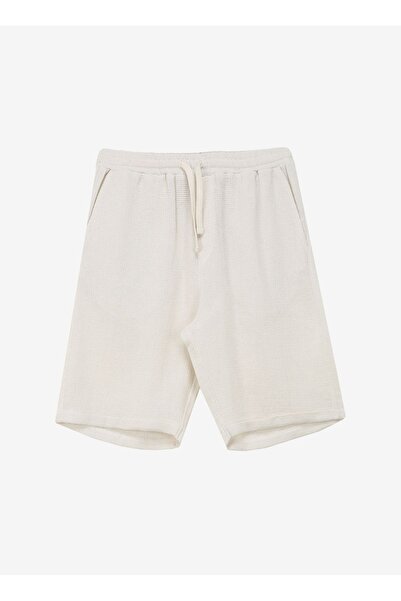 Fabrika Bej Erkek Basic Bermuda Şort F4SM-SHT 0934