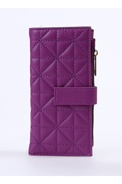 Fabrika Mor Kadın Cüzdan Frk 504 Düz Mor