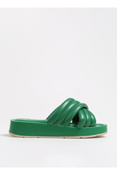 F By Fabrika Yeşil Kadın Terlik Fredıce