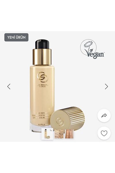 Oriflame Giordani Gold Age Defying Serum Foundation Vanilla Neutral 42236 (100% Original, Barcode Urun)