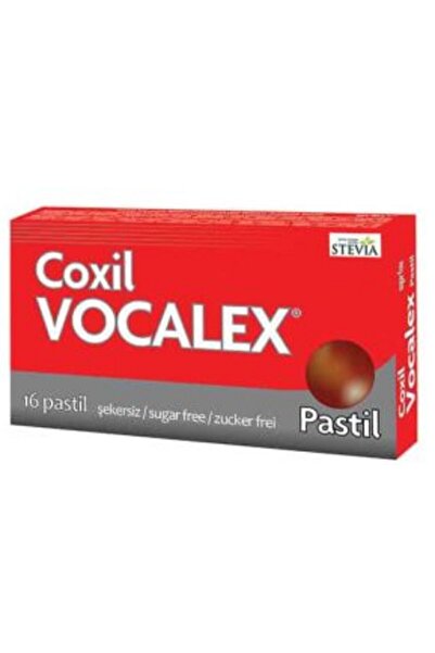 Stevia Coxil Vocalex Bitkisel Boğaz Pastili, Ses Kısıklığı, Ağız Kokusu Destek Tedavi (16 adet)