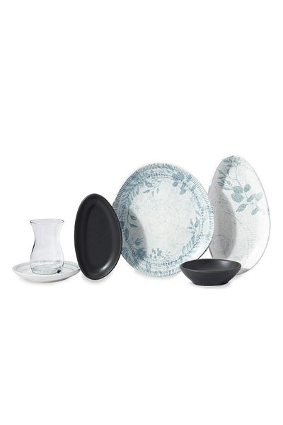 KORKMAZ Gina Collection 26 Piece Breakfast Set A8683