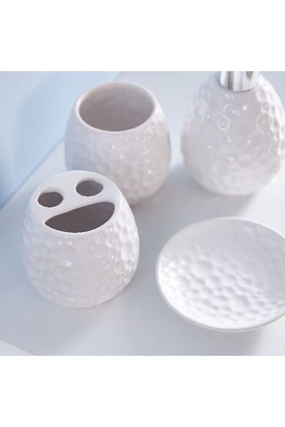 Home Box Golf Ball Textured 4-Piece Bath Set