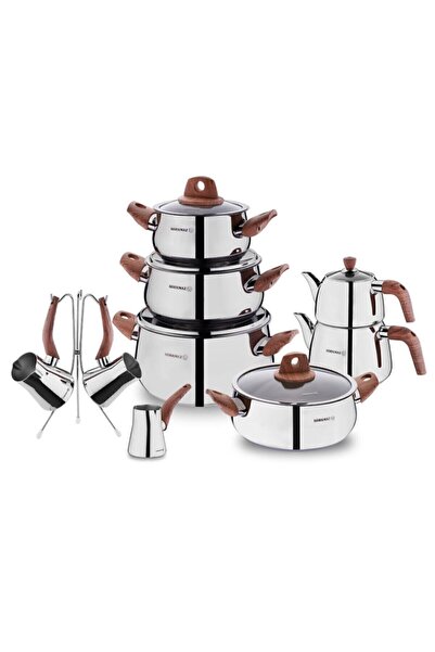 KORKMAZ Abana 16 Parça Çelik Çeyiz Seti