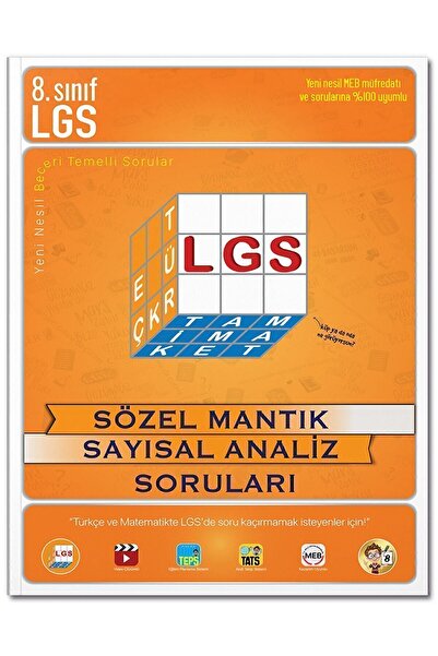 Tonguç Yayınları 8. Sınıf Lgs Sözel Mantık Sayısal Analiz Soruları