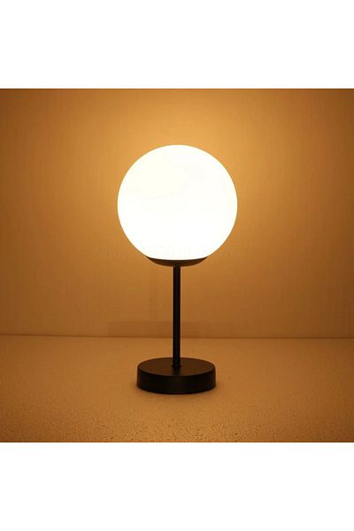 571 Store Table Bed with Glass Headboard - Lampshade Detail