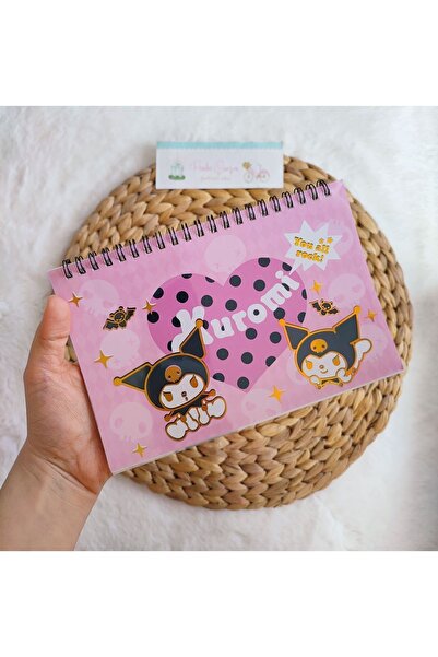 Pembe Çarşı Sanrio Sticker Defteri Kuromi, My Melody, Hello Kitty