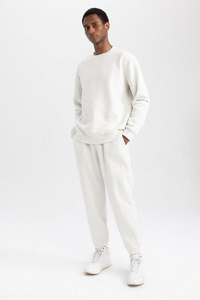 DeFacto Standard-Fit-Jogger-Jogginghose – Taillenschnürung, elastisches Bein, gerade Tasche Y2283az23au
