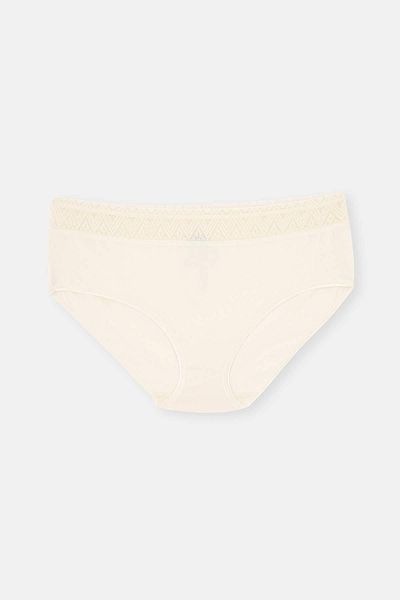 Dagi Ecru Single Jersey Midi-Höschen