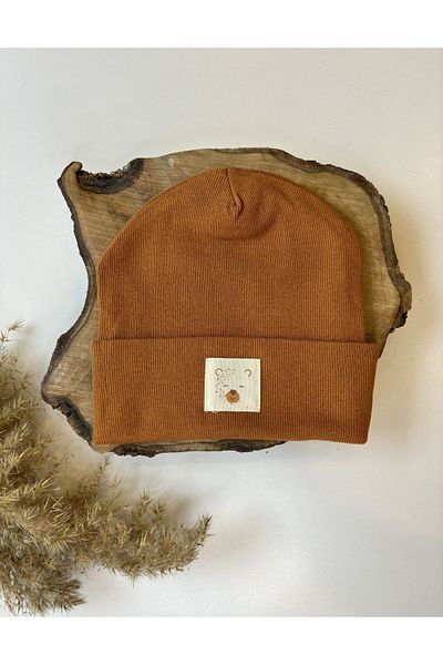 Miniminiksdesing 2 Pieces Two Colors Unisex Camisole Children's Beanie Hat
