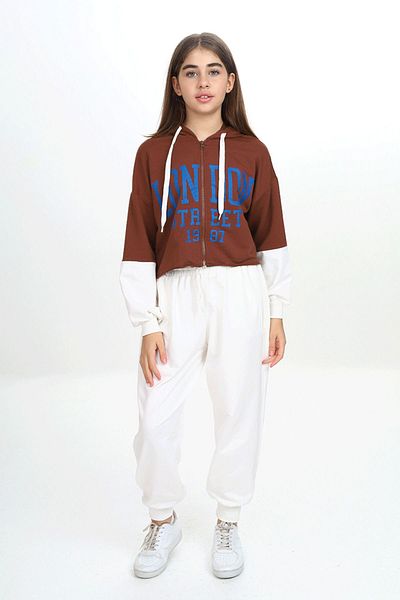 HayKids Σετ φόρμας για κορίτσια με σχοινί με κουκούλα