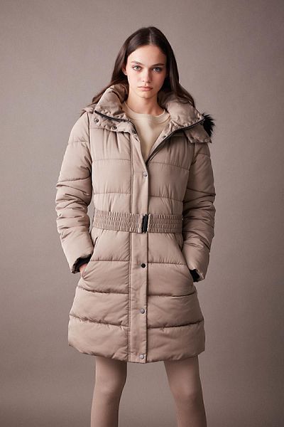 DeFacto Water Repellent Light Fur Parka - Ζώνη, Κουκούλα, Θερμομόνωση A1218ax23wn
