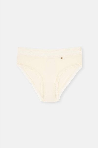 Dagi Ecru Micro Polyamide Brief – Brief mit kurzem Schnitt
