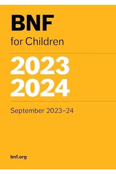 Macmillan Distribution Bnf For Children Bnfc 20232024