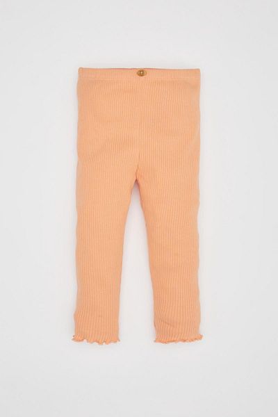 DeFacto Baby Girl Flat Leg Ribbed Camisole Basic Solid Leggings Z4676A224Sp