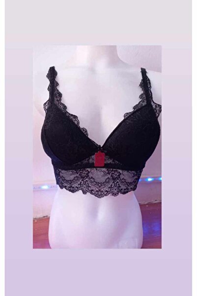 F.K Dantel detay desteksiz sütyen