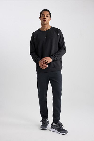 DeFacto Skuba Diver Sweatshirt mit Rundhalsausschnitt - C2311ax24sp