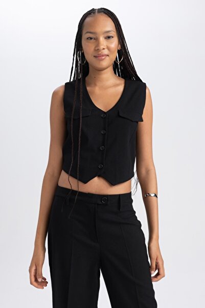 DeFacto B1666ax23au Model Classic Pocket Vest