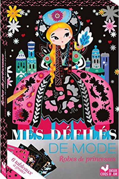 Hachette Robes De Princesses 6 Tableaux A Gratter