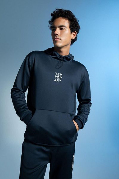 DeFacto Hooded Printed Skuba Diver Fabric Sweatshirt - Y6243az22wn
