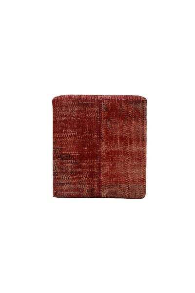 Madalyon halı El Dokuma Yün Patchwork Puf