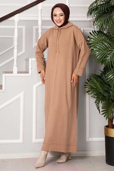 EBRUTESETTÜR Hooded Knitwear Dress